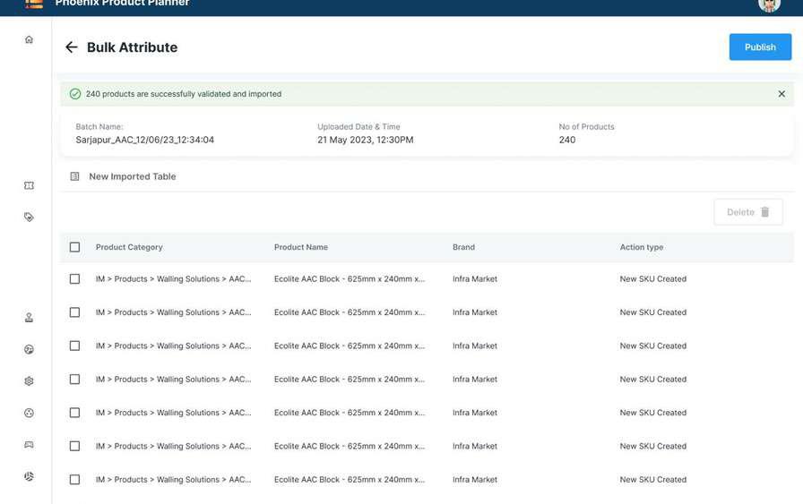 Catalogue Management screenshot